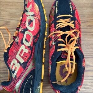 Brooks Red and Gold Men's Running Shoes